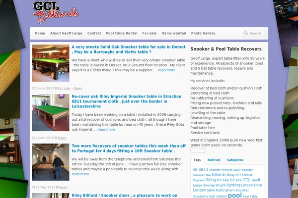 Voyage theme site design template sample
