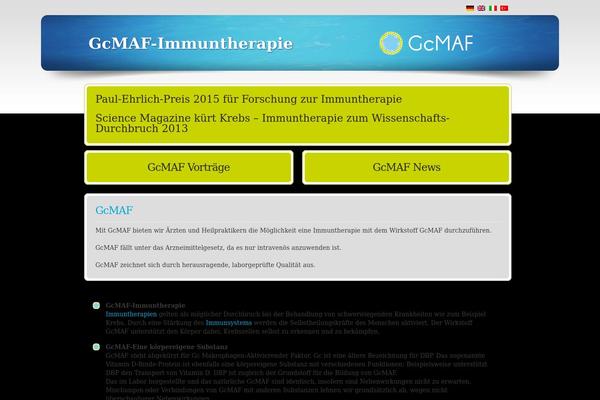 gcmaf-immuntherapie.com site used Cosomedgcmaf
