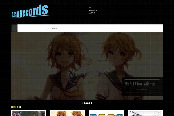 Acoustic theme site design template sample