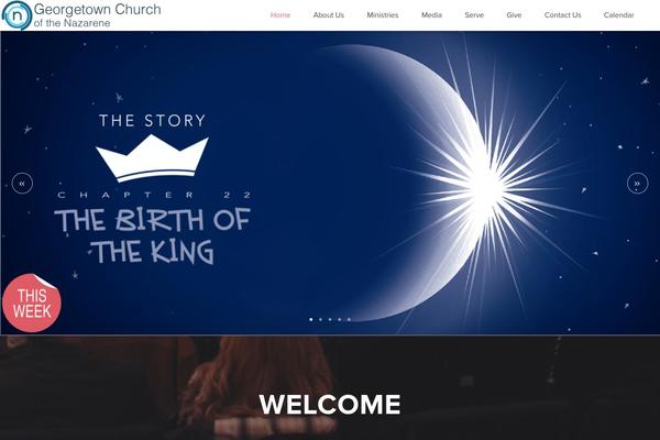 Wp-church theme site design template sample