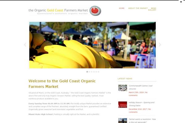 The Cotton theme site design template sample