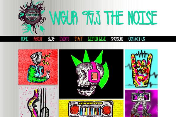 News theme site design template sample