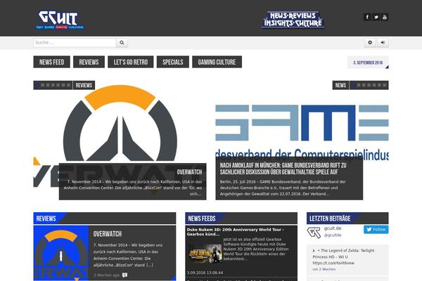 Powermag theme site design template sample
