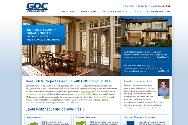 Gdc theme site design template sample