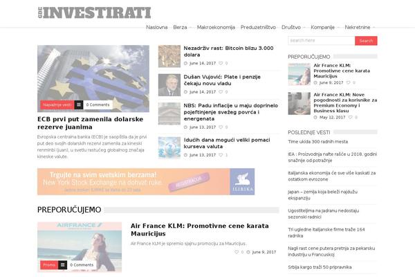 Newspaper theme site design template sample