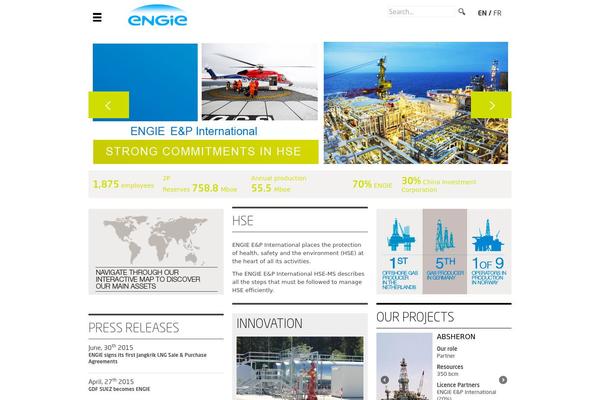 gdfsuezep.com site used PowerWP