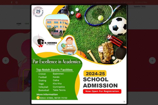 Site using Popup Builder plugin