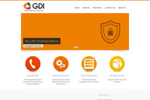 Trias theme site design template sample