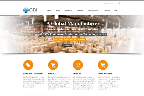 Attractor theme site design template sample