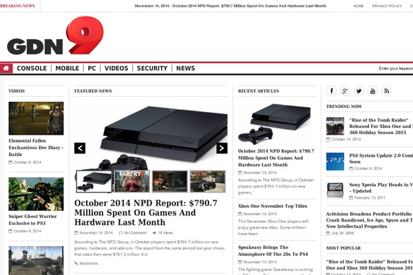 gdn9.com site used Passion-2.0.4