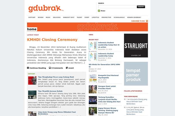 The Morning After theme site design template sample