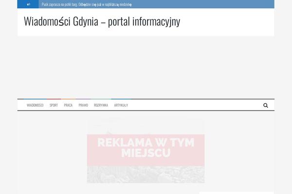 FlyMag theme site design template sample