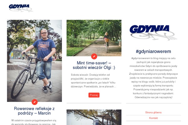 gdyniarowerem.pl site used Merapi