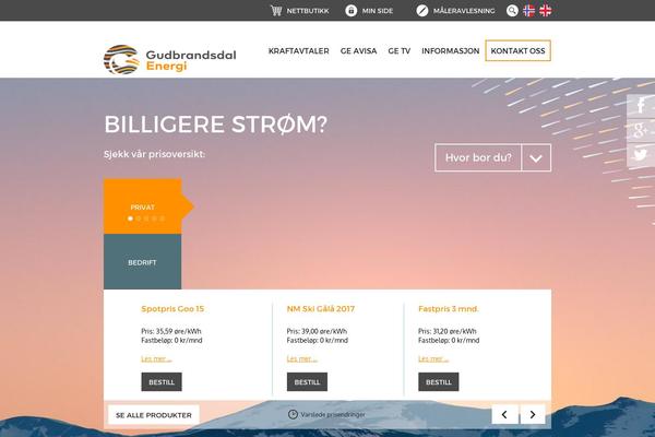 GE theme websites examples