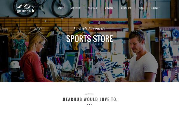 gearhub.ca site used Wallpaper