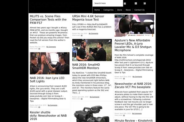 Paragrams theme site design template sample