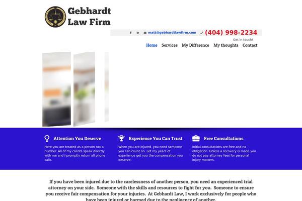 Lawyer theme site design template sample