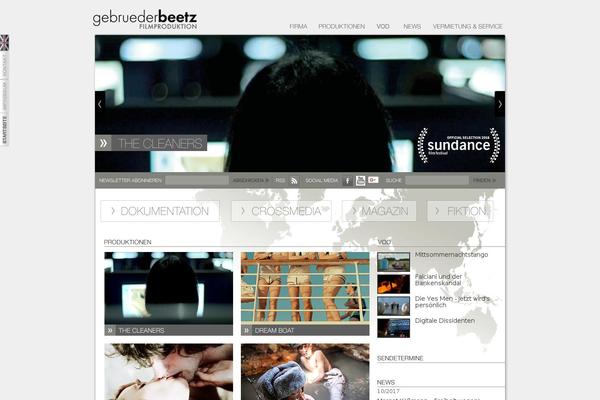 Frames theme site design template sample