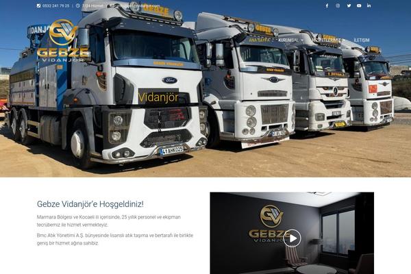TransPress theme site design template sample