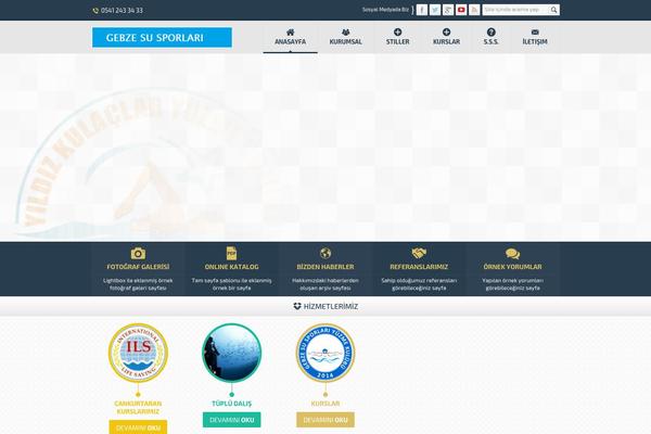 Safirkurumsal theme site design template sample