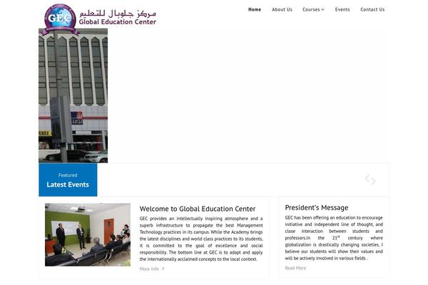 Varsita theme site design template sample