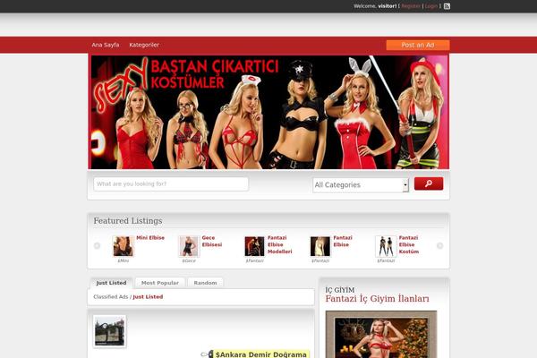 ClassiPress theme site design template sample