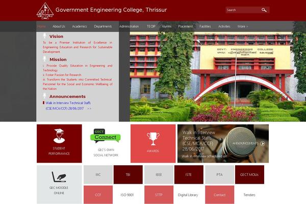 gectcr.ac.in site used Blank-theme