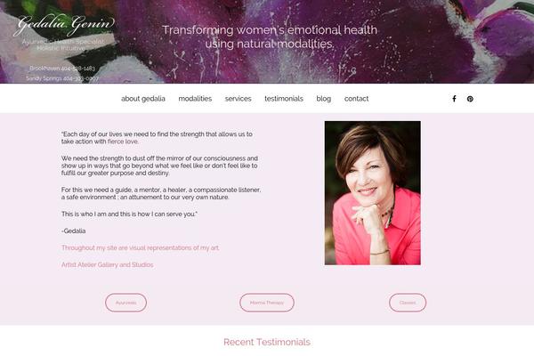 The Ken theme site design template sample