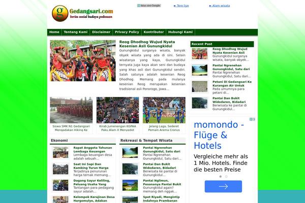gedangsari.com site used Time-news