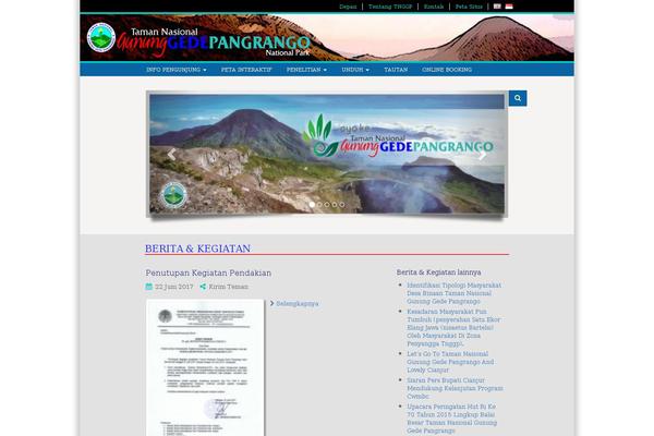 Wanderland theme site design template sample