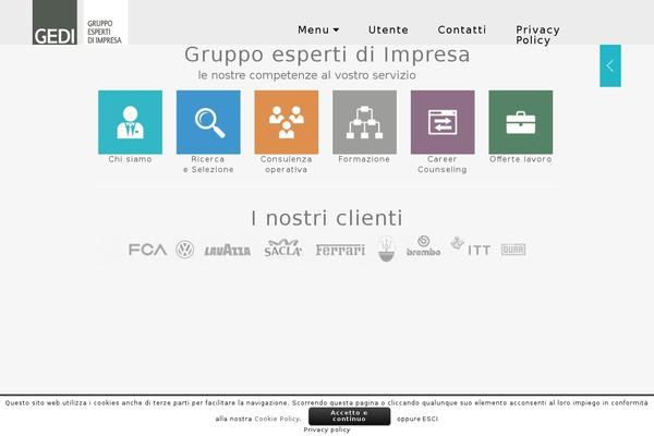 gedisrl.it site used X_theme