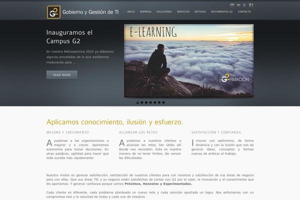 inFocus theme site design template sample