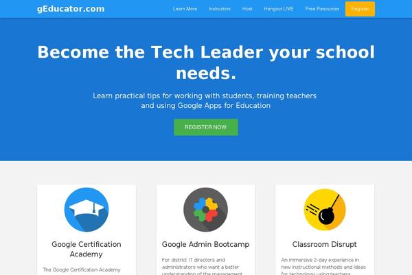 Site using Getwid plugin