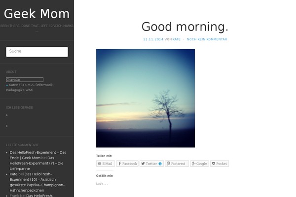 geek-mom.de site used Ismoderna