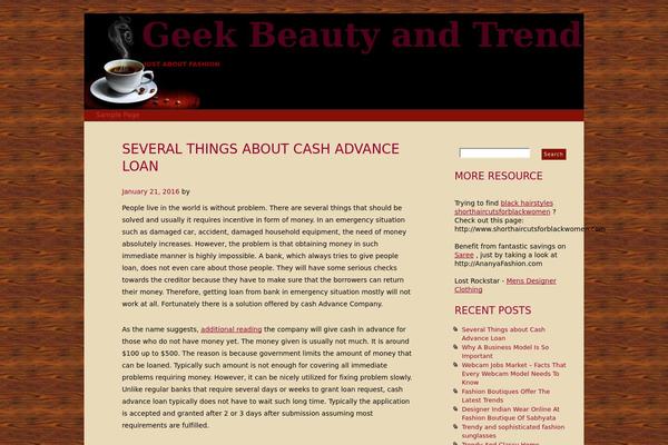 Coffee theme site design template sample