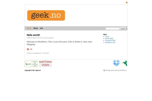 geek.no site used Twist of Ten