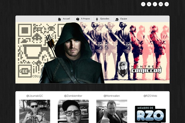 15Zine theme site design template sample
