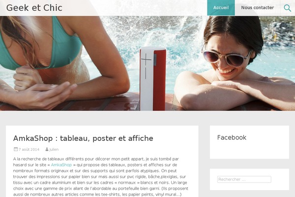 Radiate theme site design template sample