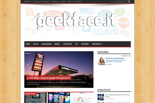 Jarida theme site design template sample