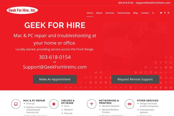 Lodestar theme site design template sample