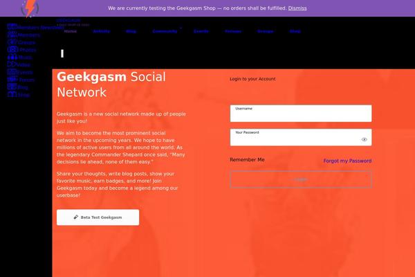 Site using myCRED plugin