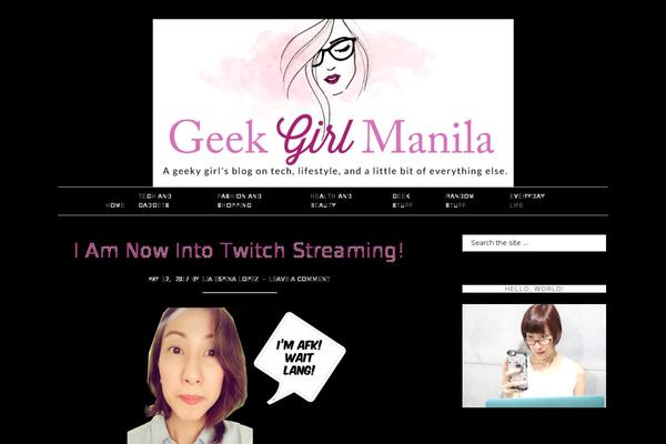 geekgirlmanila.com site used Madeleine