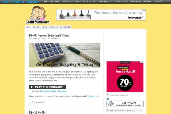 Thesis 1.8.5 theme site design template sample