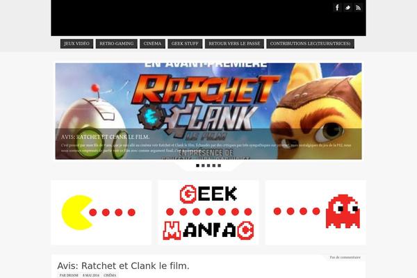 Parabola theme site design template sample