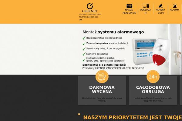 Cherry Framework theme site design template sample