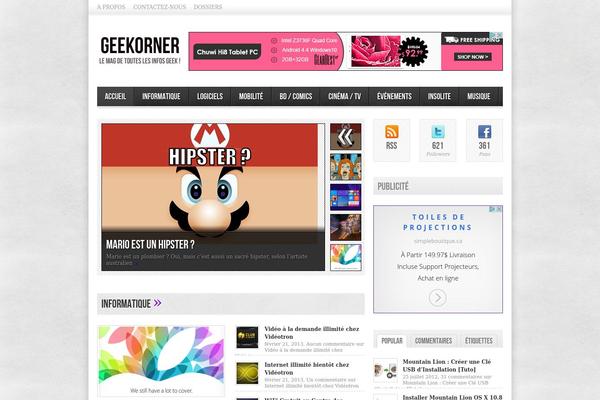 avenue theme site design template sample