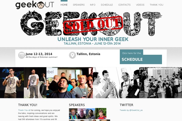 Event Manager theme site design template sample