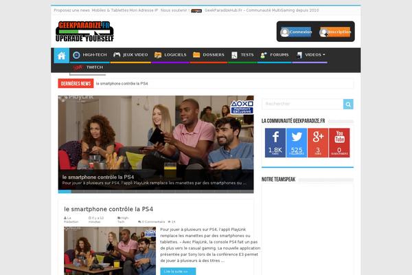 Site using MailPoet Newsletters plugin