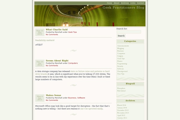 ShootingStar theme site design template sample