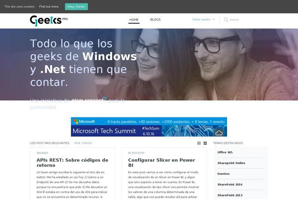 Site using Cookie Consent plugin
